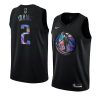 kyrie irving mavericksjersey iridescent holographic blacklimited