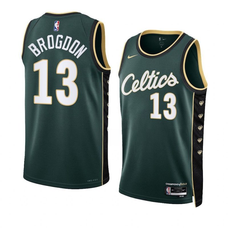 malcolm brogdon celticsjersey 2022 23city edition greenhon