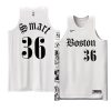 marcus smart celtics boston global specialjersey white