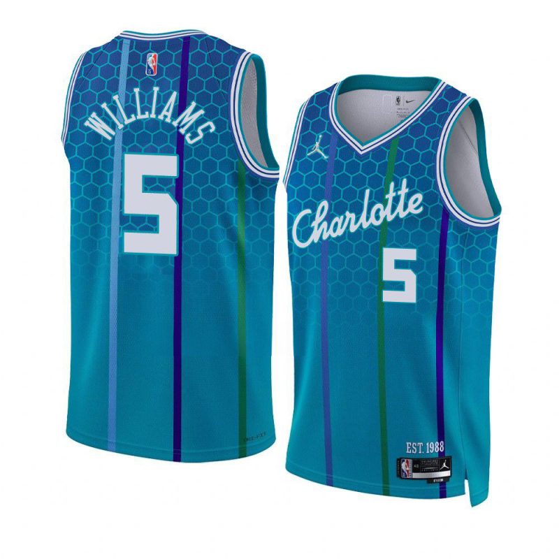 mark williams hornets city edition blue 2022 nba yy