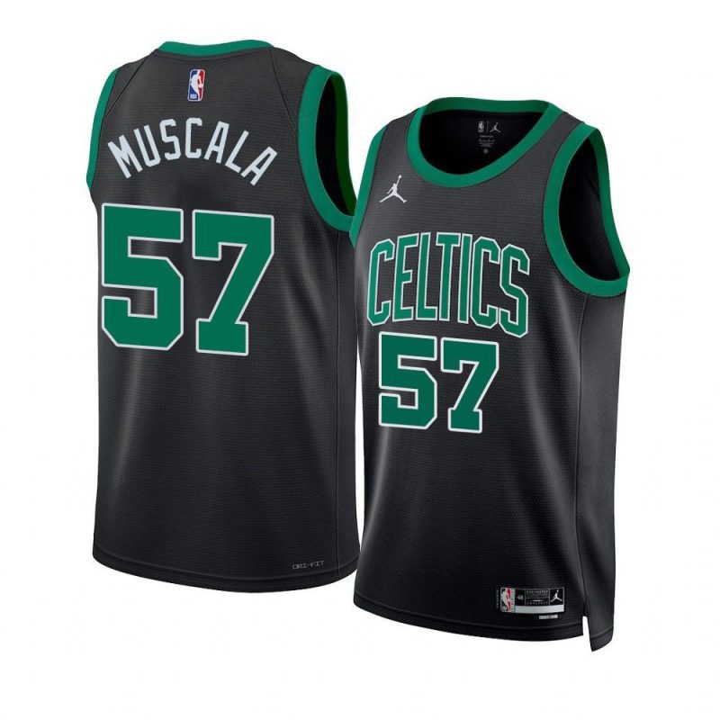 men mike muscala black statement edition celticsjersey