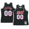 miami heat custom black 2022 bape menjersey