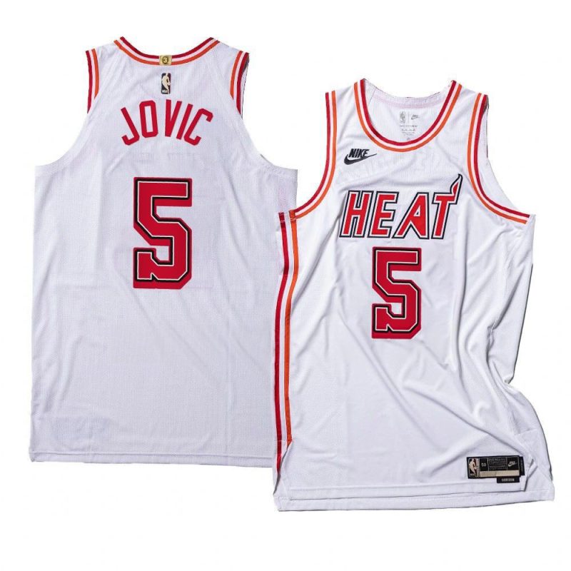 nikola jovic 2022 23heat jersey 35th classic editio