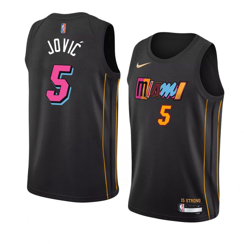 nikola jovic heat city edition black 2022 nba yythk