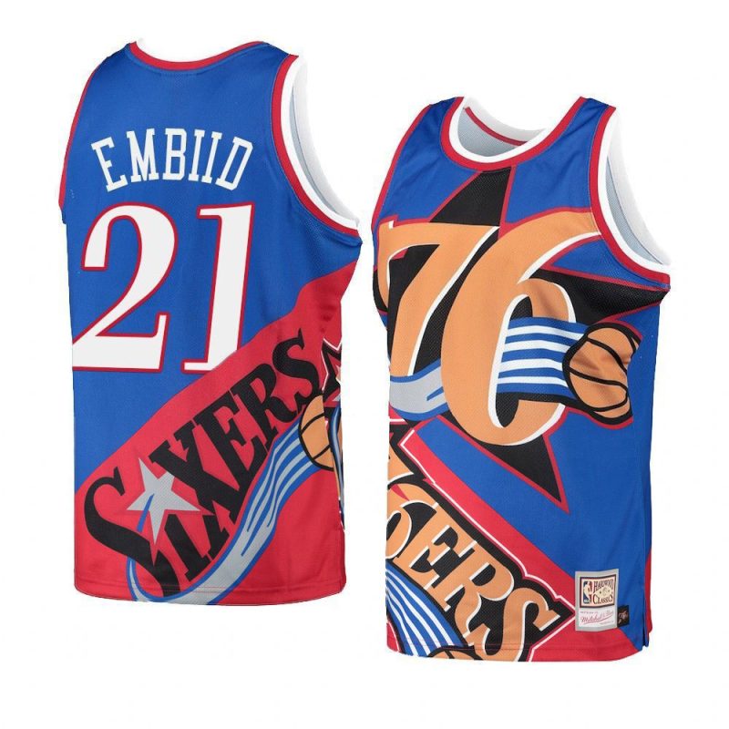 philadelphia 76ers joel embiid blue big face 5.0 yy