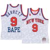 rj barrett camo tanktop jersey 2022 bape white