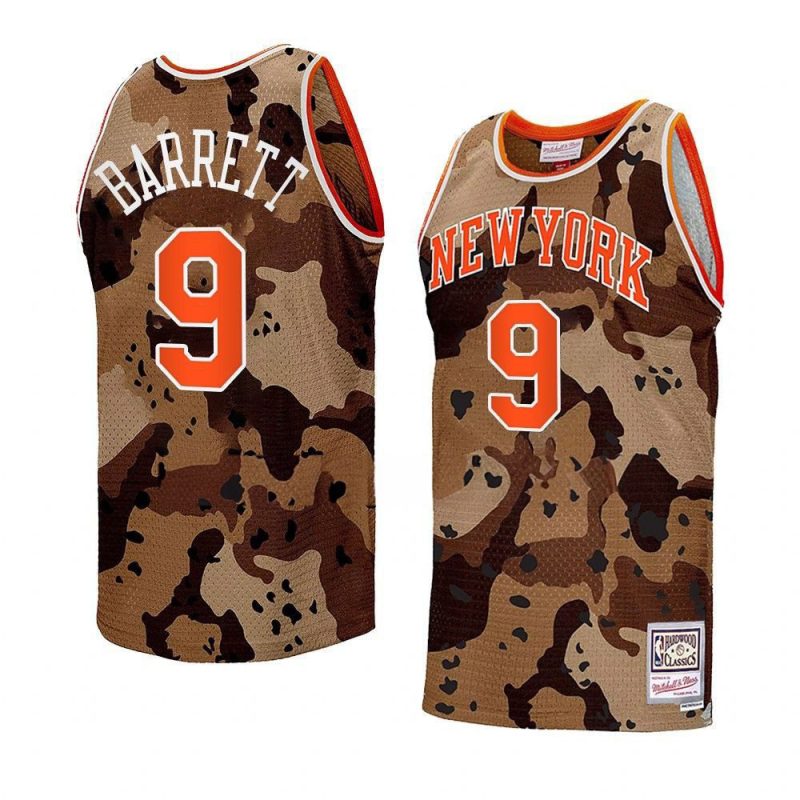 rj barrett hwc swingman jersey mitchell ness camo