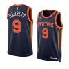 rj barrett knicksjersey 2022 23statement edition navyswing