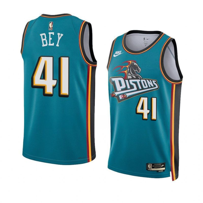 saddiq bey pistonsjersey 2022 23classic edition tealswingm