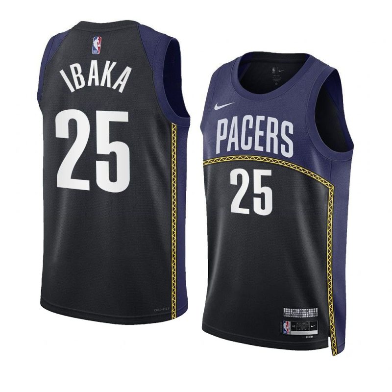 serge ibaka pacersjersey 2022 23city edition blackswingman