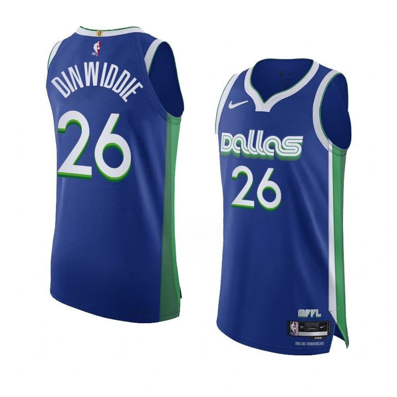 spencer dinwiddie 2022 23mavericks jersey city editionauth