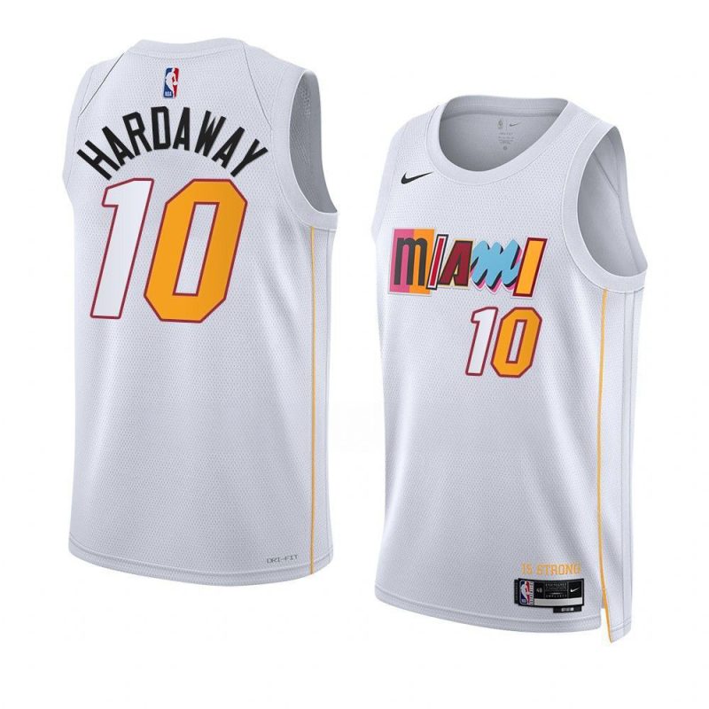 tim hardaway heatjersey 2022 23city edition whiteswingman