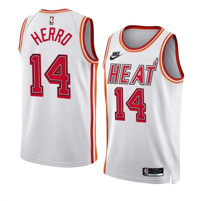 tyler herro heatjersey 2022 23classic edition white