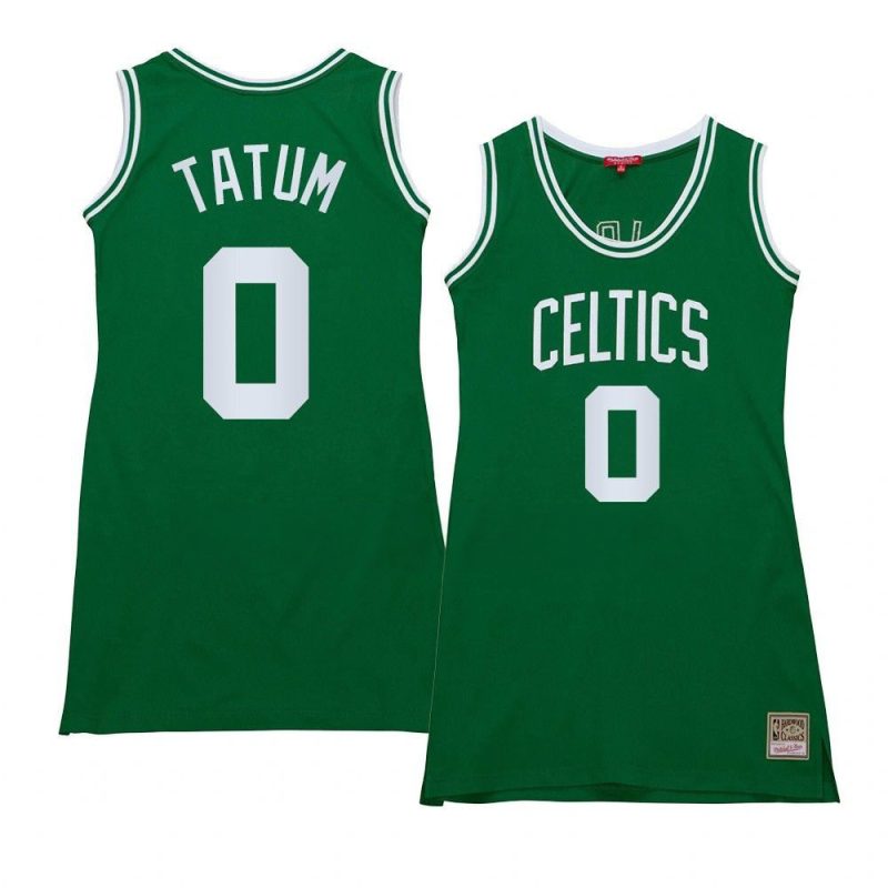 women jayson tatum green hardwood classics celticsjersey