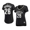 women spencer dinwiddie black icon edition netsjersey