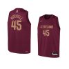 youth donovan mitchell cavaliers maroon icon edition yythk