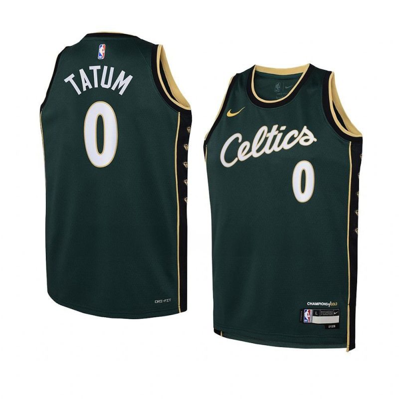 youth jayson tatum celtics green city edition jerse