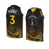 youth jordan poole warriors black city edition jers