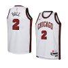 youth lonzo ball bulls white city edition jersey