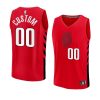 2022 23blazers custom red fast break player stateme