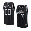 2022 23clippers custom black fastbreak city edition yythkg