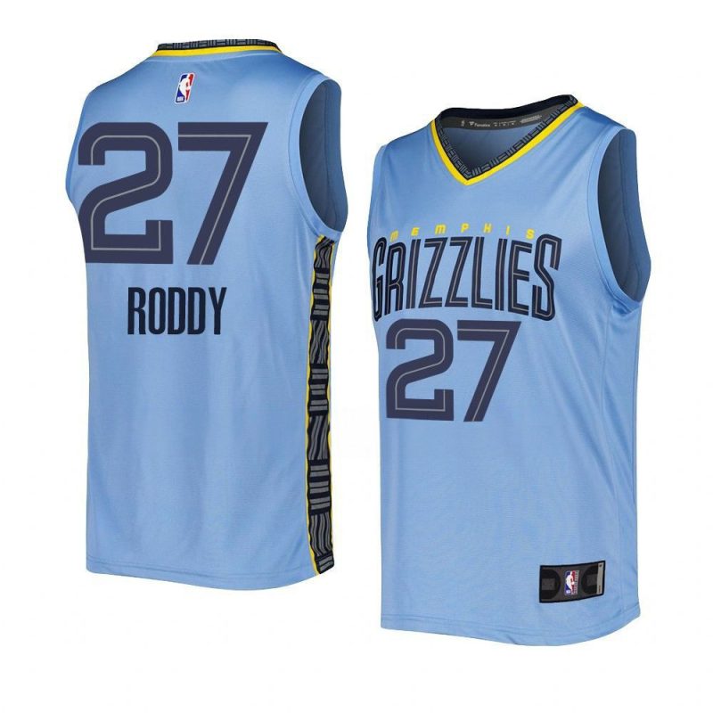 2022 23grizzlies david roddy blue fast break replic