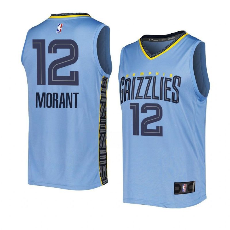 2022 23grizzlies ja morant blue fast break replica