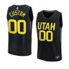 2022 23jazz custom black fast break player statemen