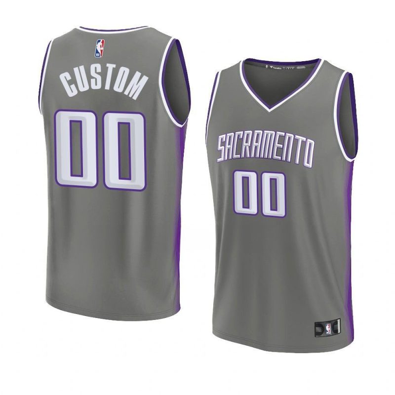 2022 23kings custom grey fastbreak city edition jer