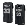 2022 23spurs tre jones black fast break replica yyt