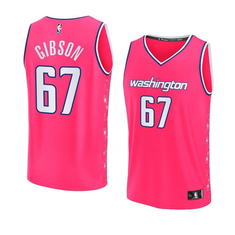 2022 23wizards taj gibson pink fastbreak city editi