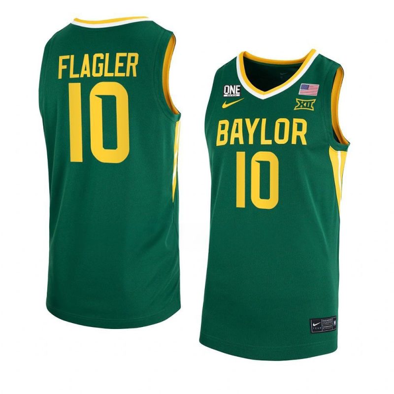 adam flagler jersey college basketball green 2022 2