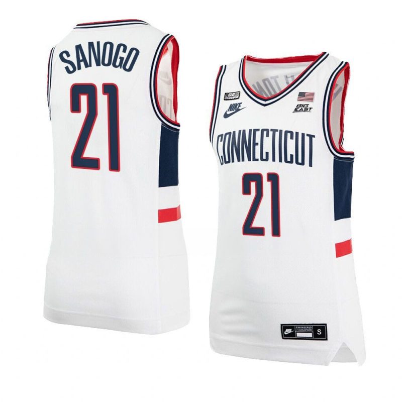 adama sanogo jersey college basketball white 2022 2