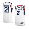 adama sanogo replica jersey home basketball white 2