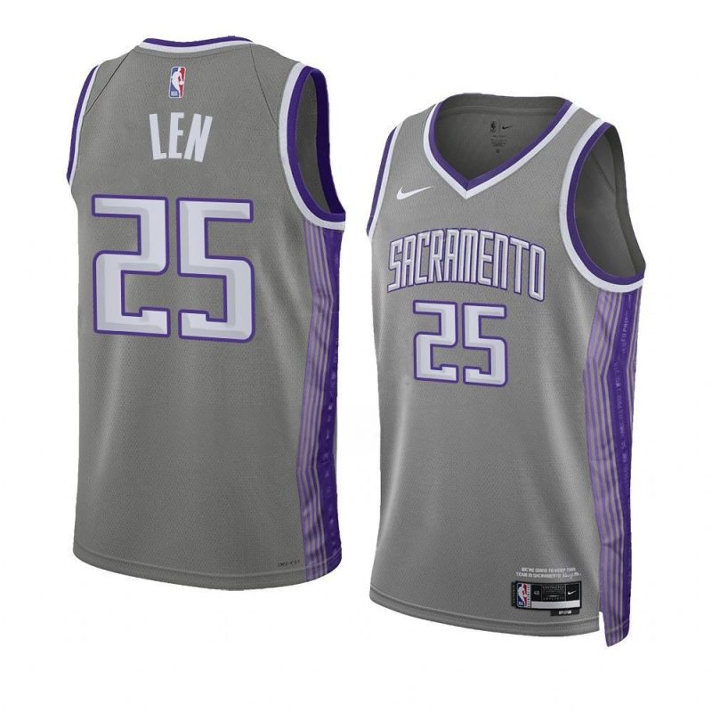 alex len kingsjersey 2022 23city edition greyswingman