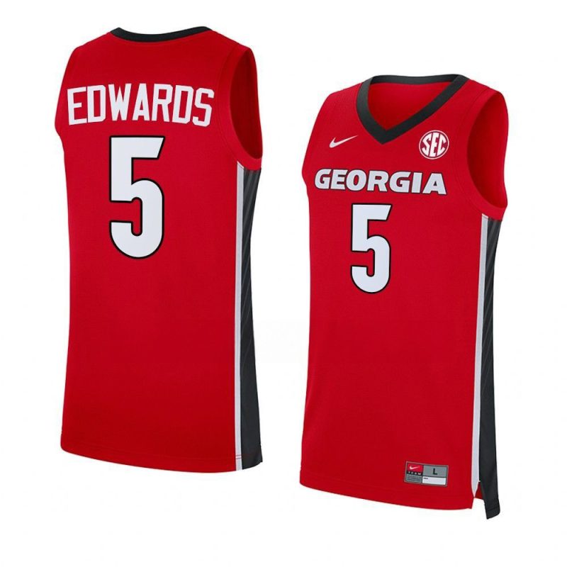 anthony edwards red jersey alumni basketball replica