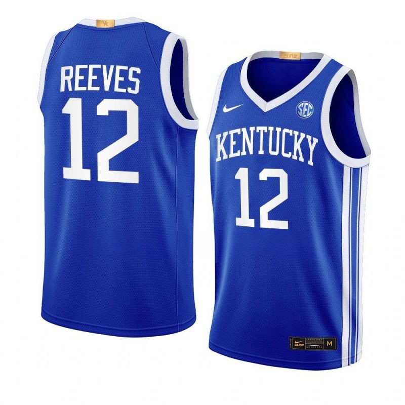 antonio reeves elite basketball jersey away blue 20