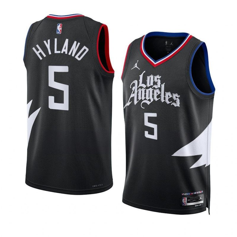 bones hyland clippersjersey 2022 23statement edition black