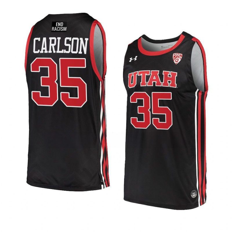 branden carlson replica jersey college basketball black yy