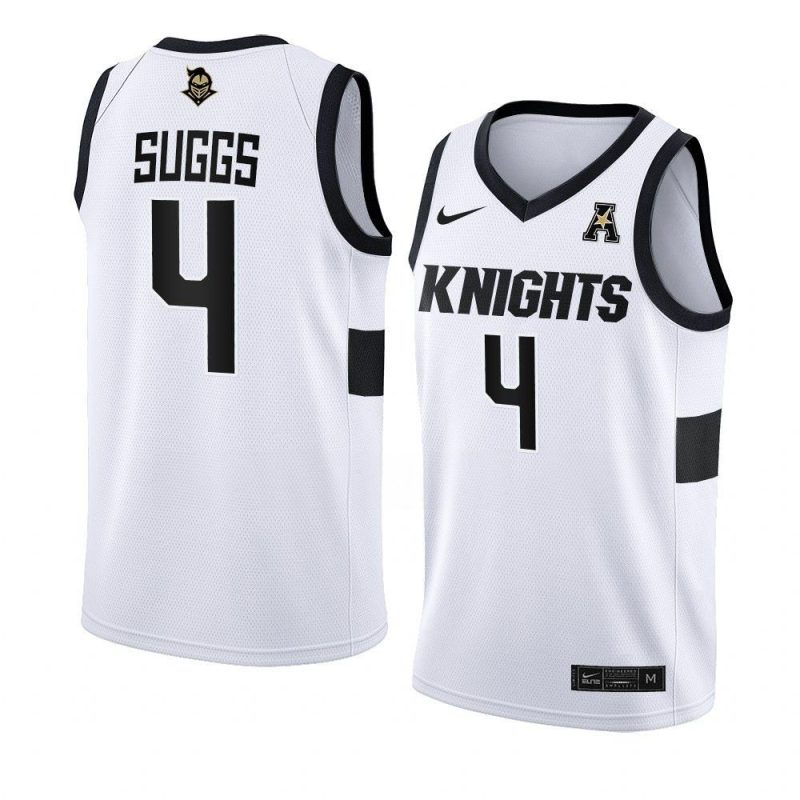 brandon suggs home jersey college basketball white