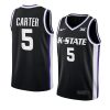 cam carter jersey alternate basketball black 2022 2