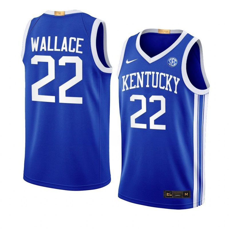 cason wallace elite basketball jersey away blue 202