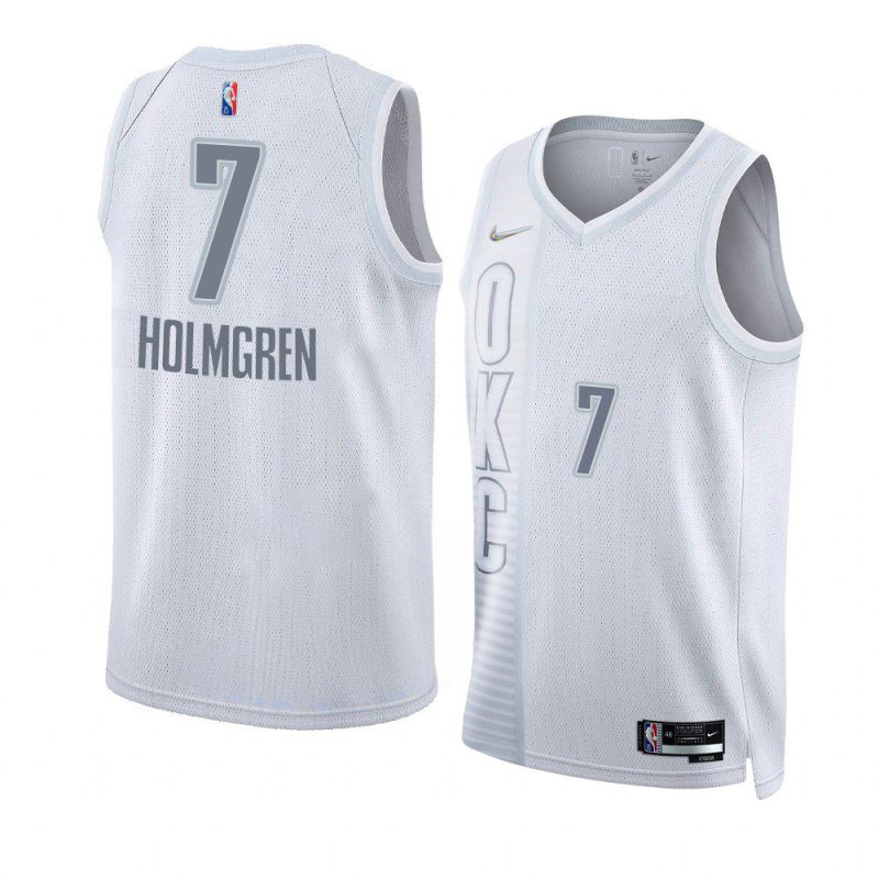 chet holmgren thunder city edition white 2022 nba y