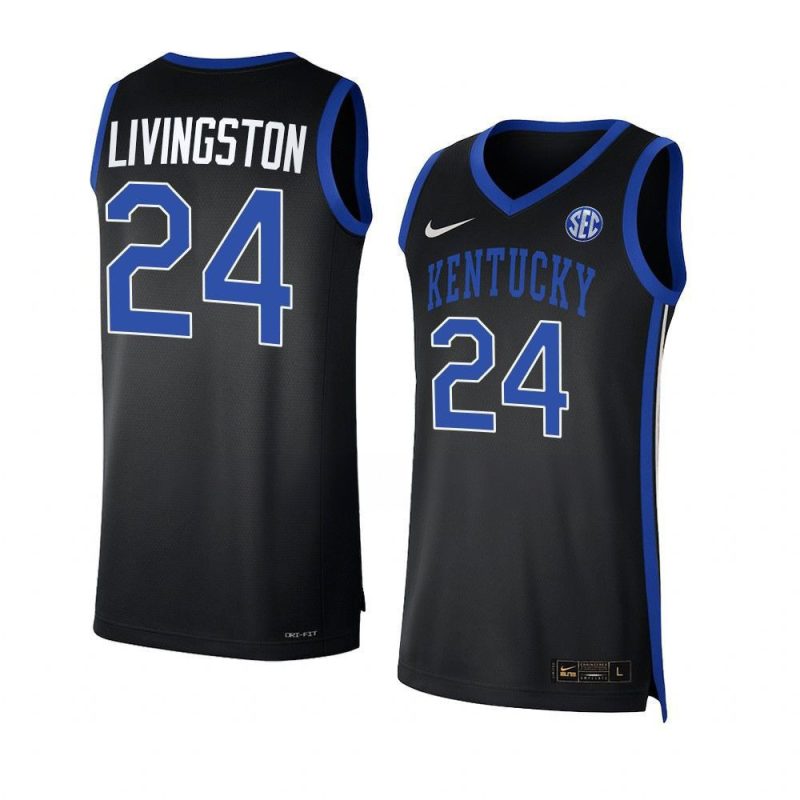 chris livingston replica jersey college basketball black y