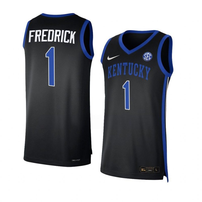 cj fredrick replica jersey college basketball black yythkg