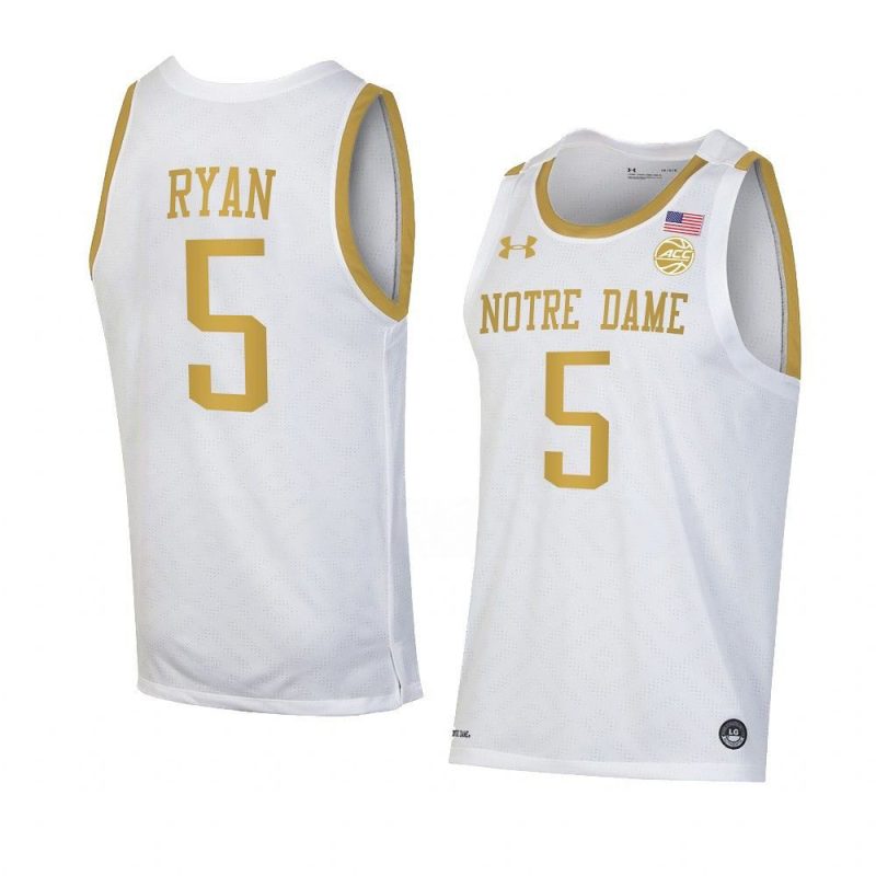 cormac ryan jersey college basketball white 2022 23