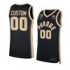 custom black jersey replica basketball