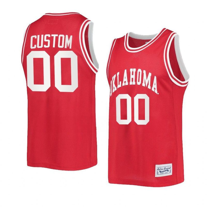 custom classic jersey retro basketball crimson 2022 yythkg