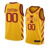 custom jersey college basketball gold 2022 23