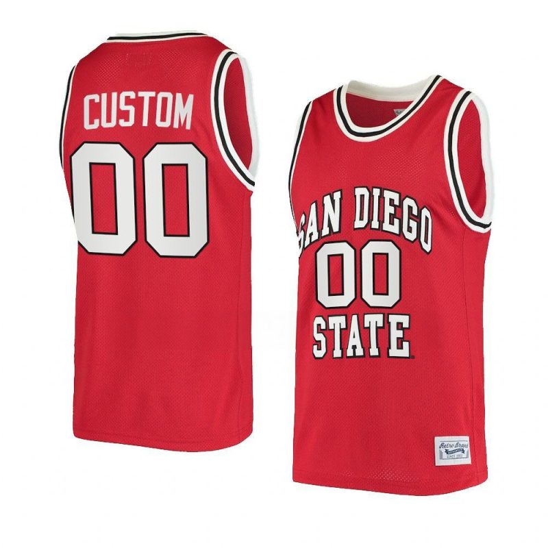 custom jersey retro basketball red 2022 23